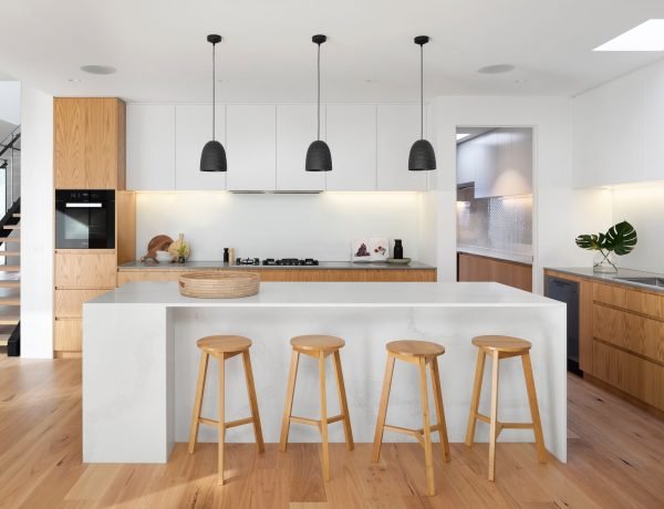 Houten moderne keuken