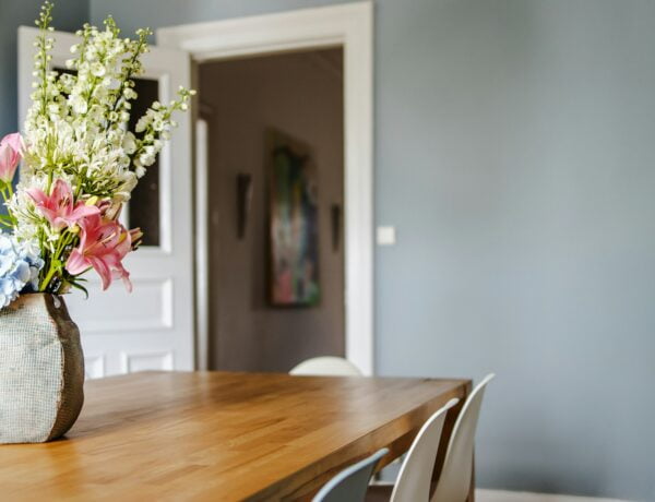 Eettafel in woonkamer